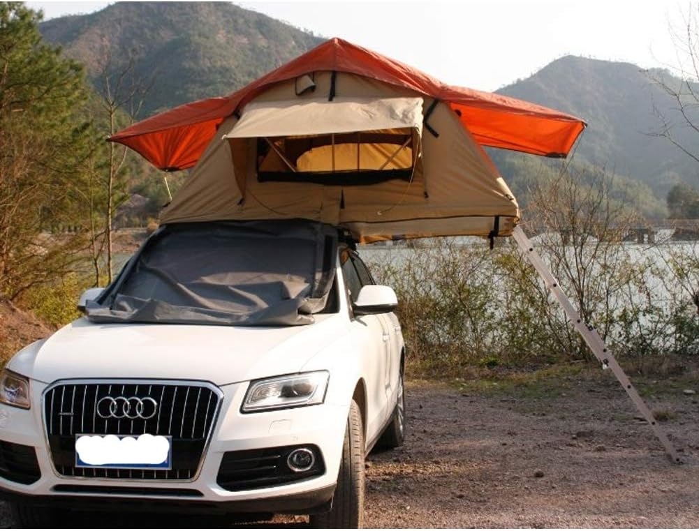 Xljh 2019 factory 4 * 4 off-road truck pop-up camping tent car fiberglass car roof top tent