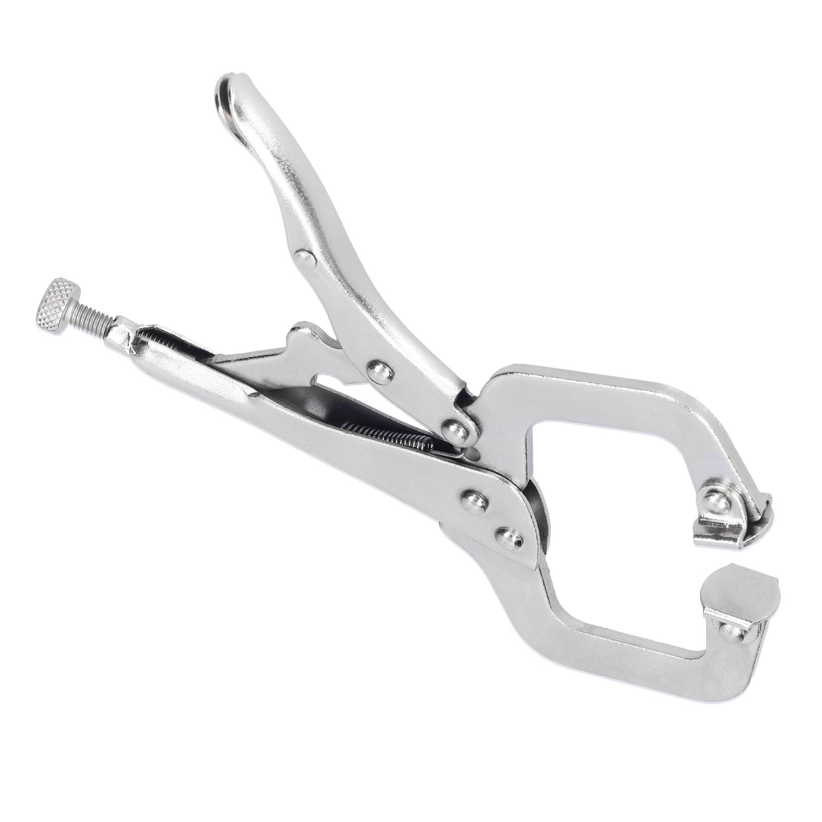 C Shaped Locking Pliers, Woodworking Quick Clamp Fixing Welding Multi Function Tool 6in
