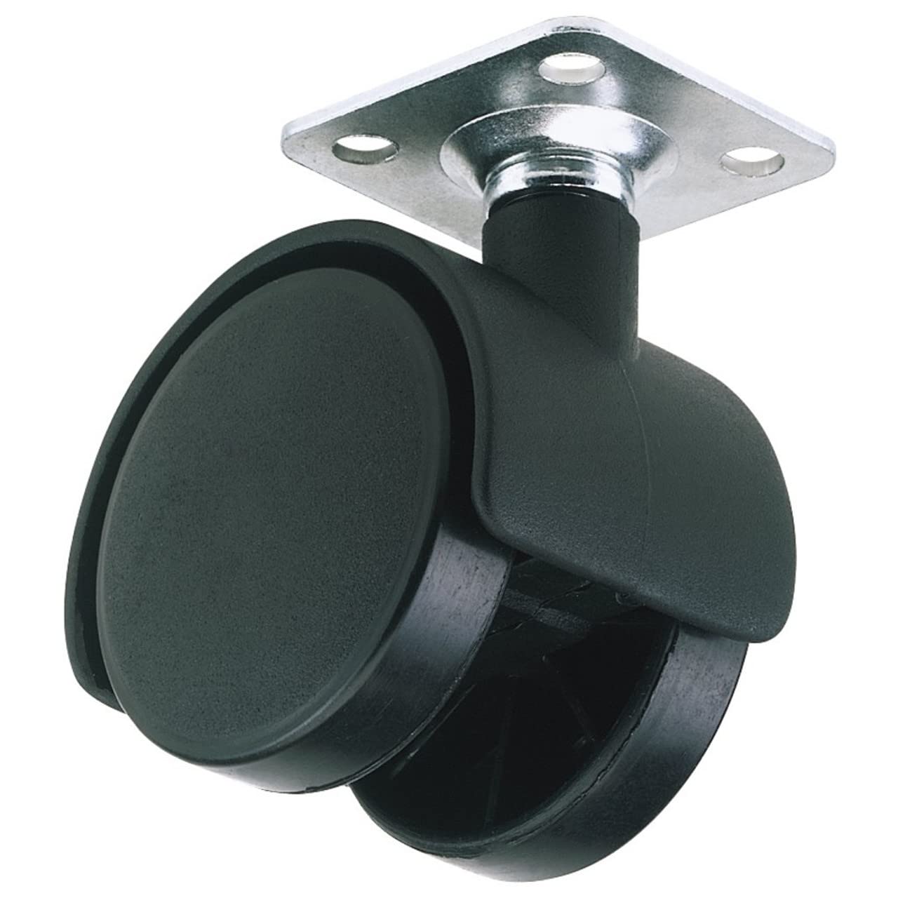 Draper 65462 25 kg SWL Twin Nylon Castor, Multi-Color, 40 mm