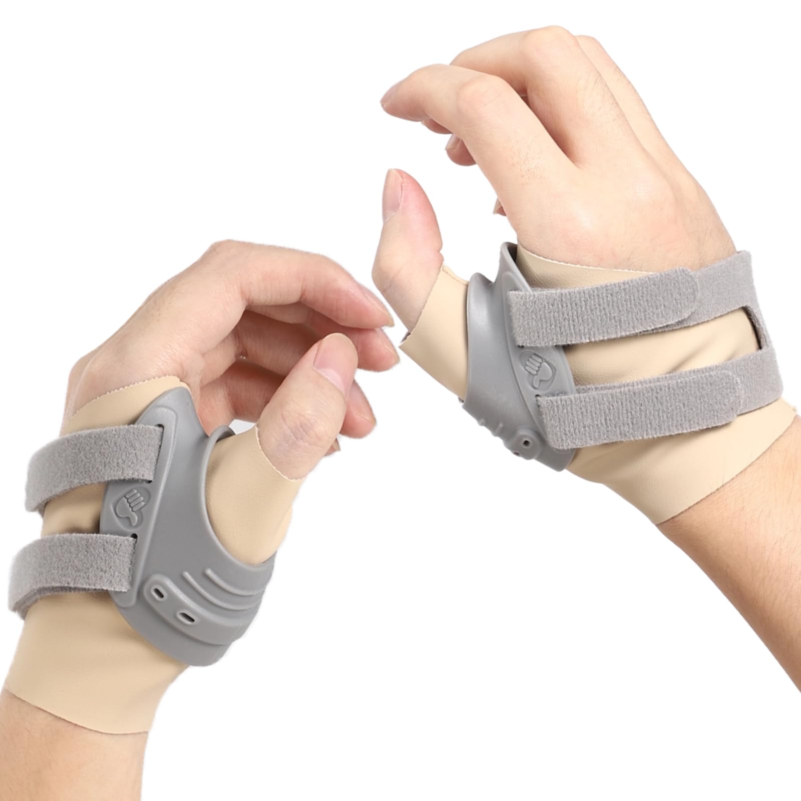 1 Paar flexible CMC Daumenbandage, Daumenstütze zur Fixierung des CMC Gelenks, verstellbare Daumenhülle mit integrierter Metallstütze, bequeme Daumenstabilisierung für Damen und Herren