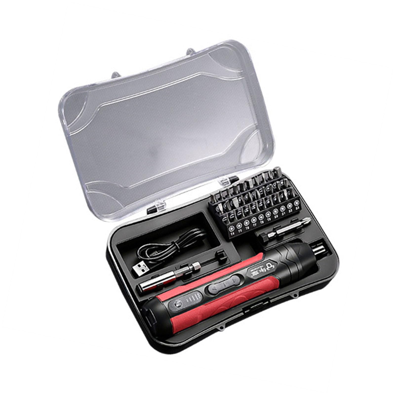 Tsophreniq 34 Piece Set Industrial Cordless Screwdriver With Precisions Torques Tip Enhanced Control Electric Screwdriver Cordless