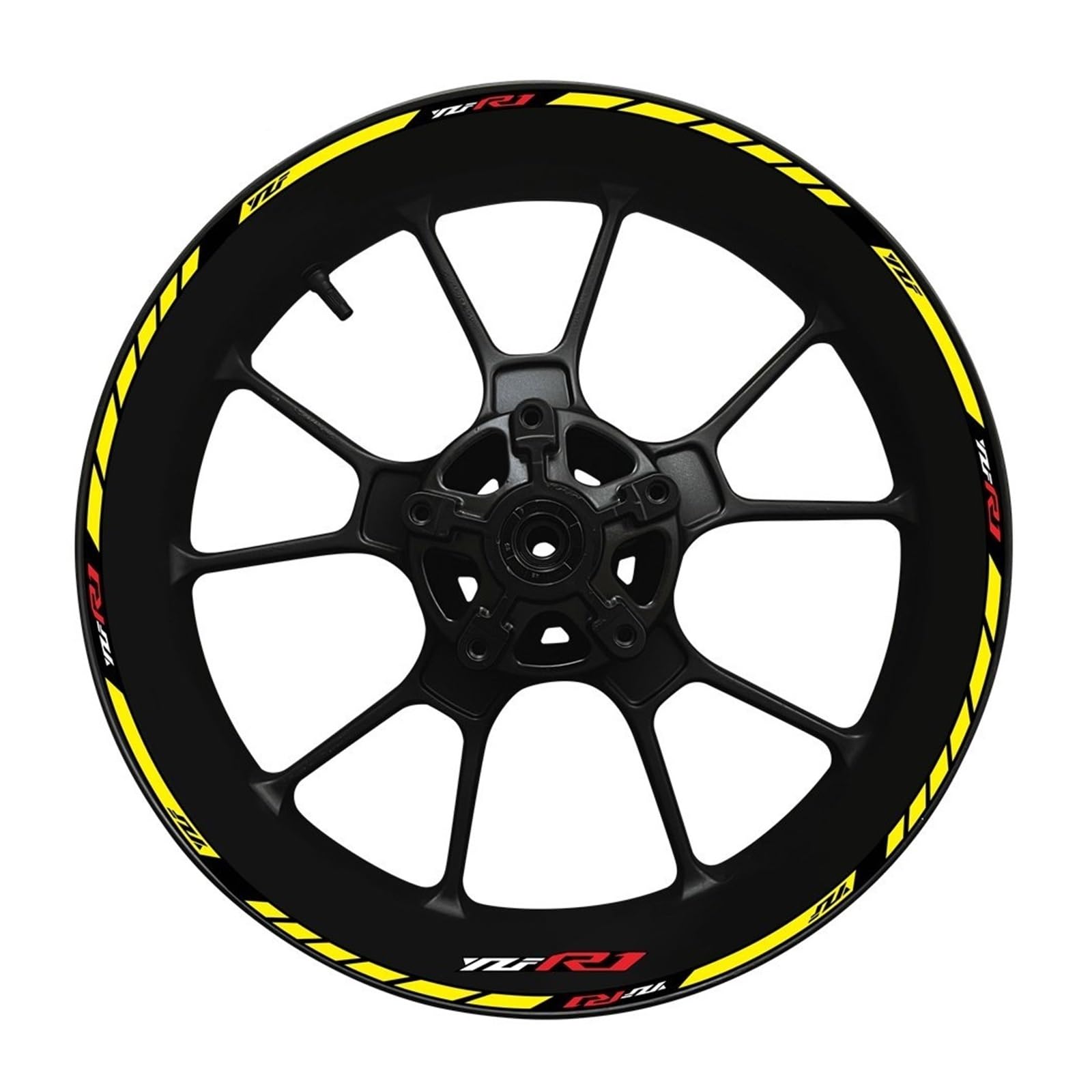 Motorcycle Decoration Set Rim Modification Reflective Sticker for for YZFR1 2022 17 Inch Wheel Hub for YZF for R1 Decal(21)