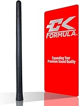 CK FORMULA Bending Truck Antenna, 7â€ Black Automotive Antenna Replacement, AM/FM Radio Compatibility, Internal Copper Coil, Anti Theft Design, Car Wash Safe, Universal Fit, 1 Piece
