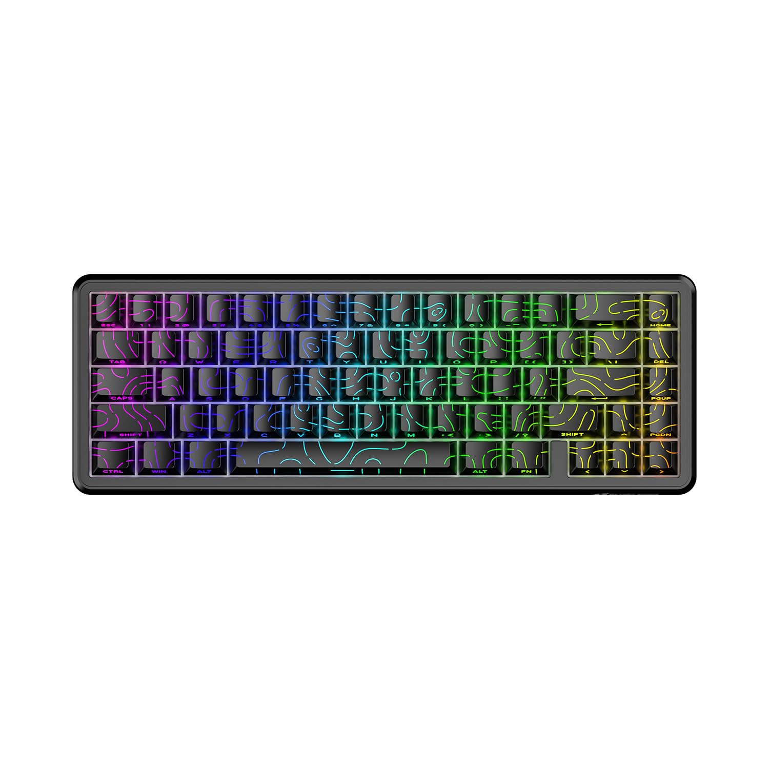 Amazon.com: ATTACK SHARK X65HE Wired RT 65% RGB Mechanical Gaming