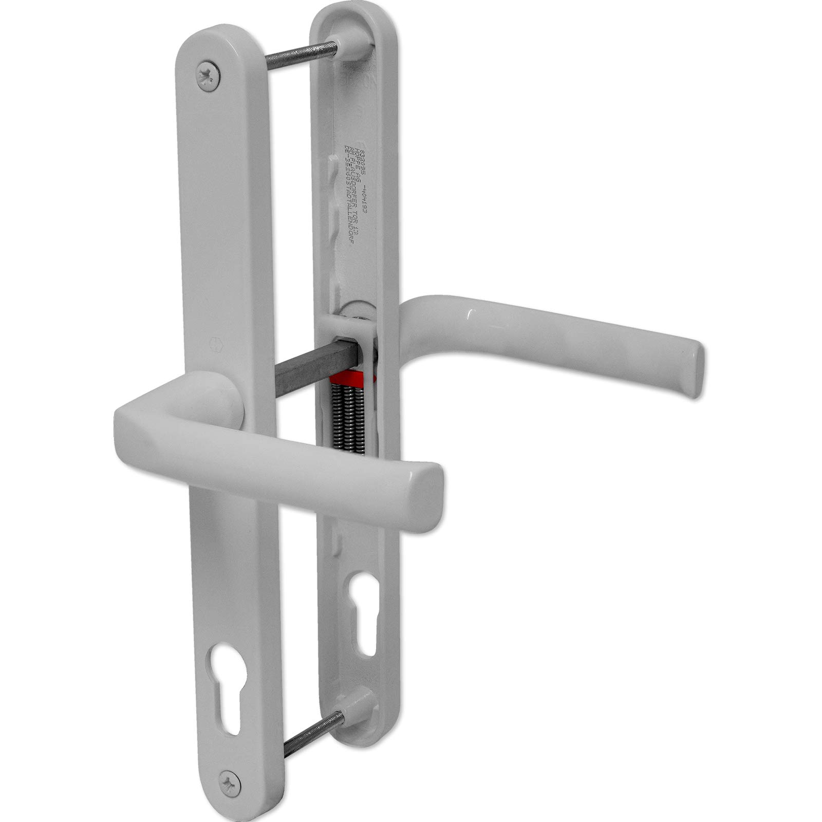 Hoppe uPVC Door Handle London 92PZ 240mm Sprung Double Glazing Pair White