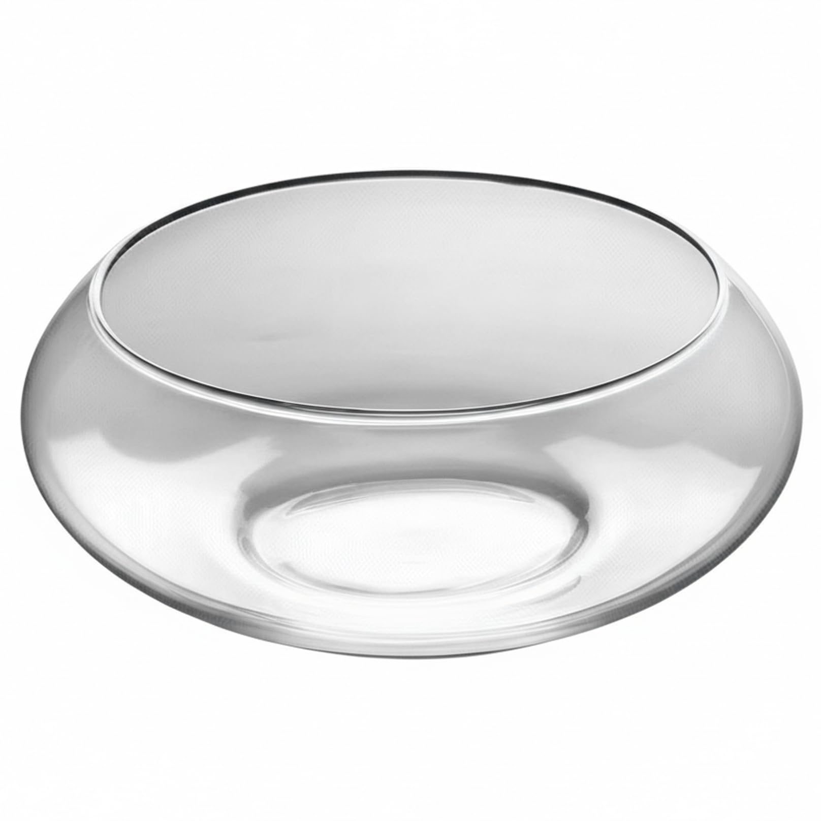 Ameble Clear 15Cm/5.9 Inch Glass Lotus Bowl Planter, Hydroponic Vase For Plants And Fish, Desktop Ecosystem For Water Lilies, Succulents, Aquatic Decor