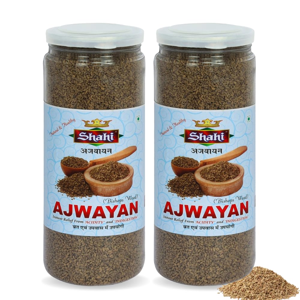 Shahi 100% Organic Roasted Ajwain Seeds 200 grams Pack Of 2 | Carom Seeds | Aromatic Digestive Support | Premium Roasted Mukhwas Ajwayan/Ajowan Seeds | Culinary & Health Benefits (B09WDL1SP4) Amazon Price History, Amazon Price Tracker