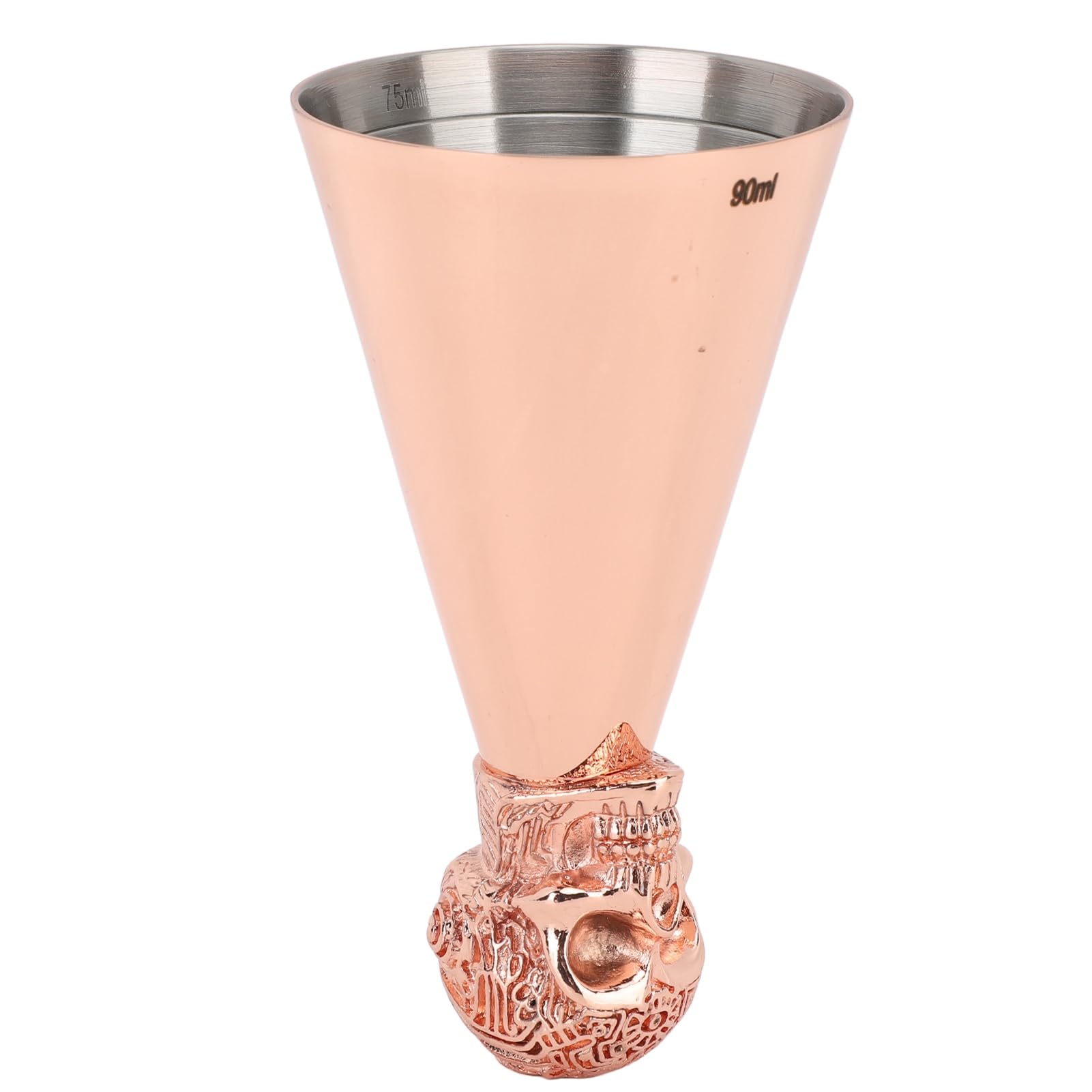 XHTLLO Japanese Stainless Steel Jigger, 304 Stainless Steel Measuring Cup for Bartending, Home Bar Tool with Clear Measurement Marks (Type 2)