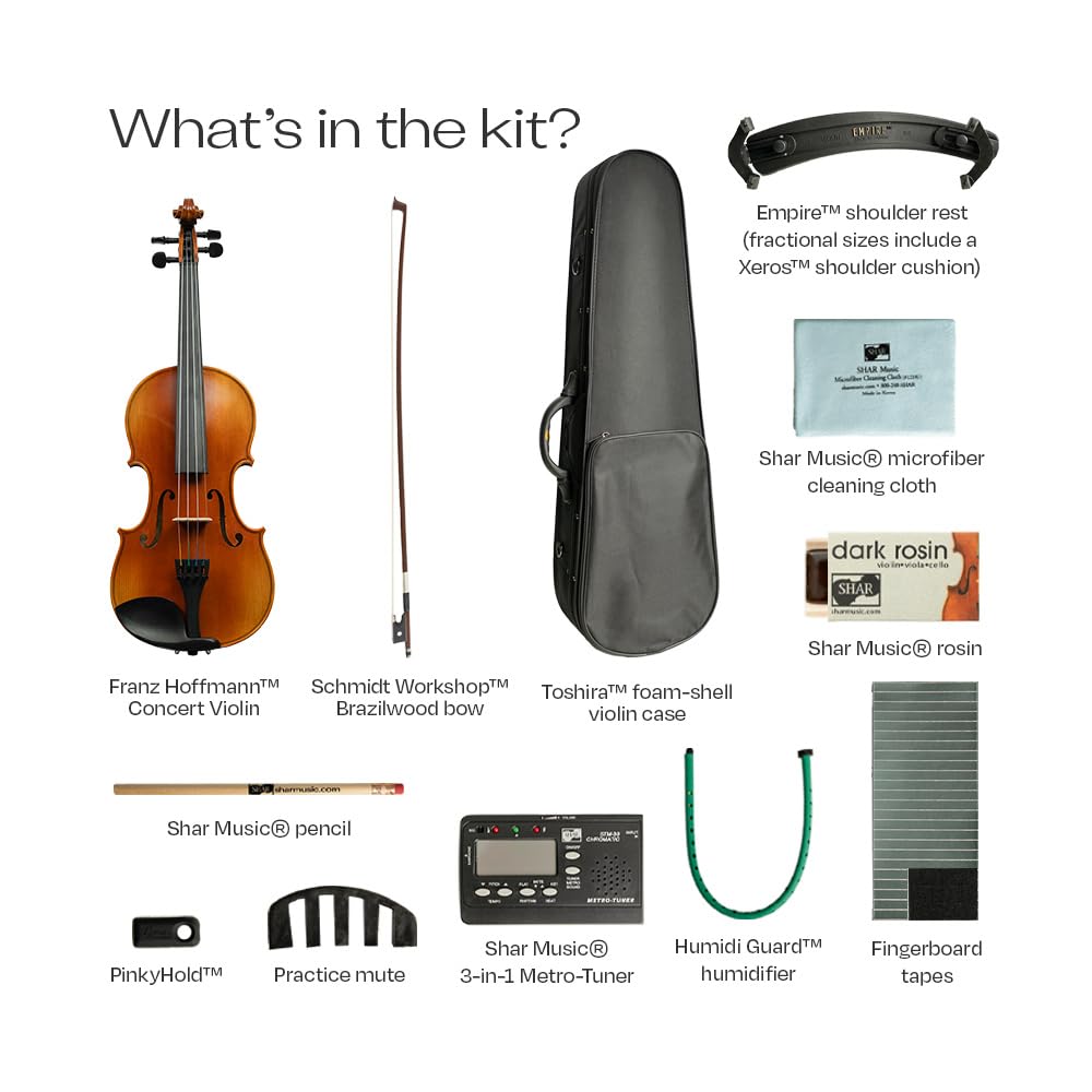 Franz Hoffmann Concert Solid Wood 4/4 Violin for