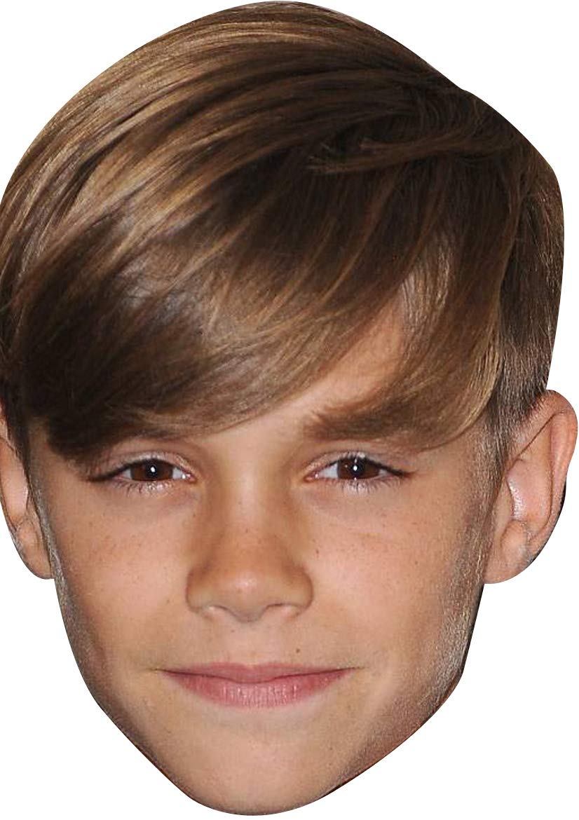 Romeo Beckham Football Sensation Celebrity Cardboard Party Face Mask Fancy Dress