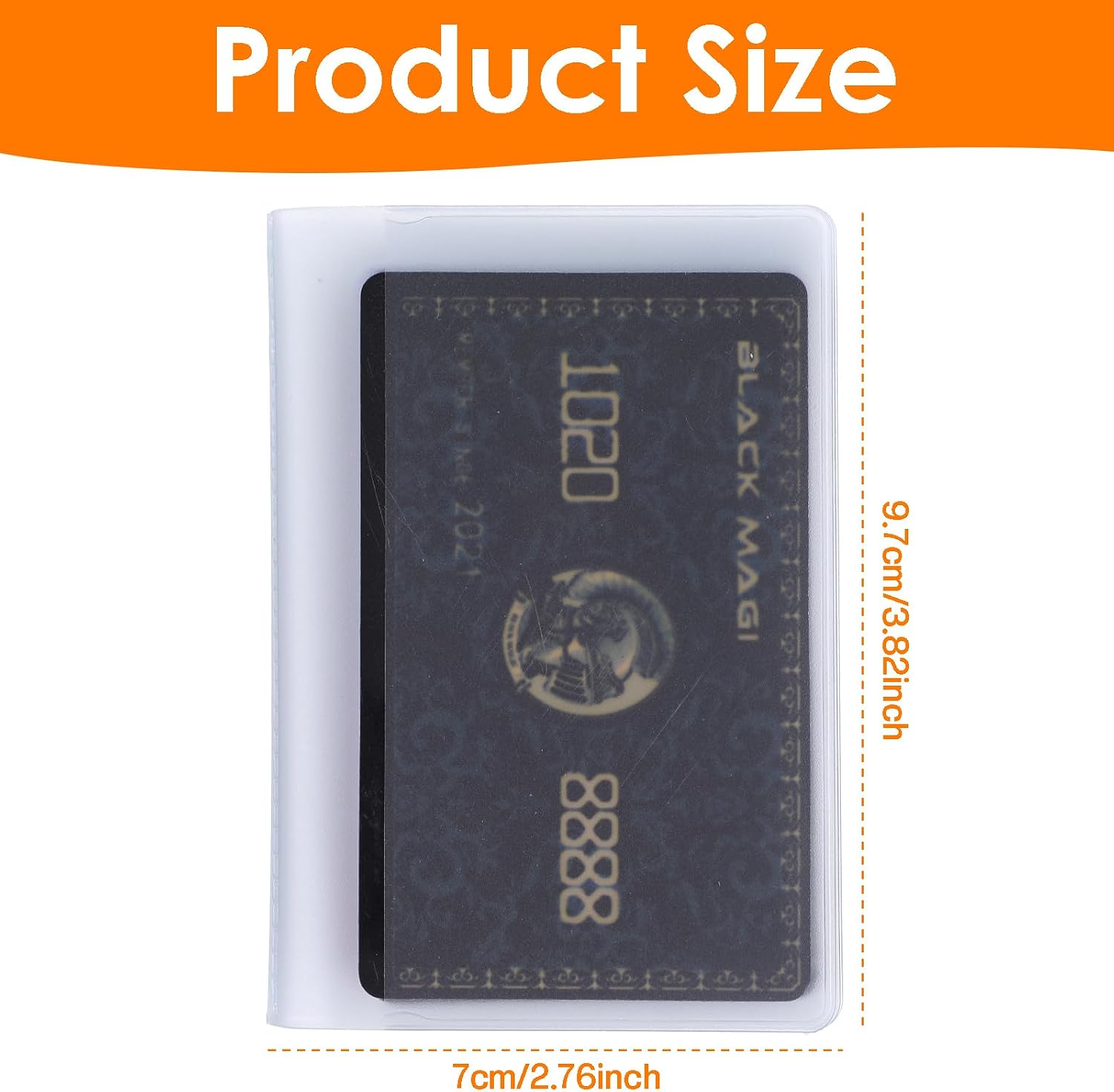 5 Packs Wallet Insert Plastic, Clear Debit Card Skin, Photo Card Holder Wallet Inserts Clear Plastic Vinyl Picture and Cards Holder for Bifold or Trifold(12 Pages)