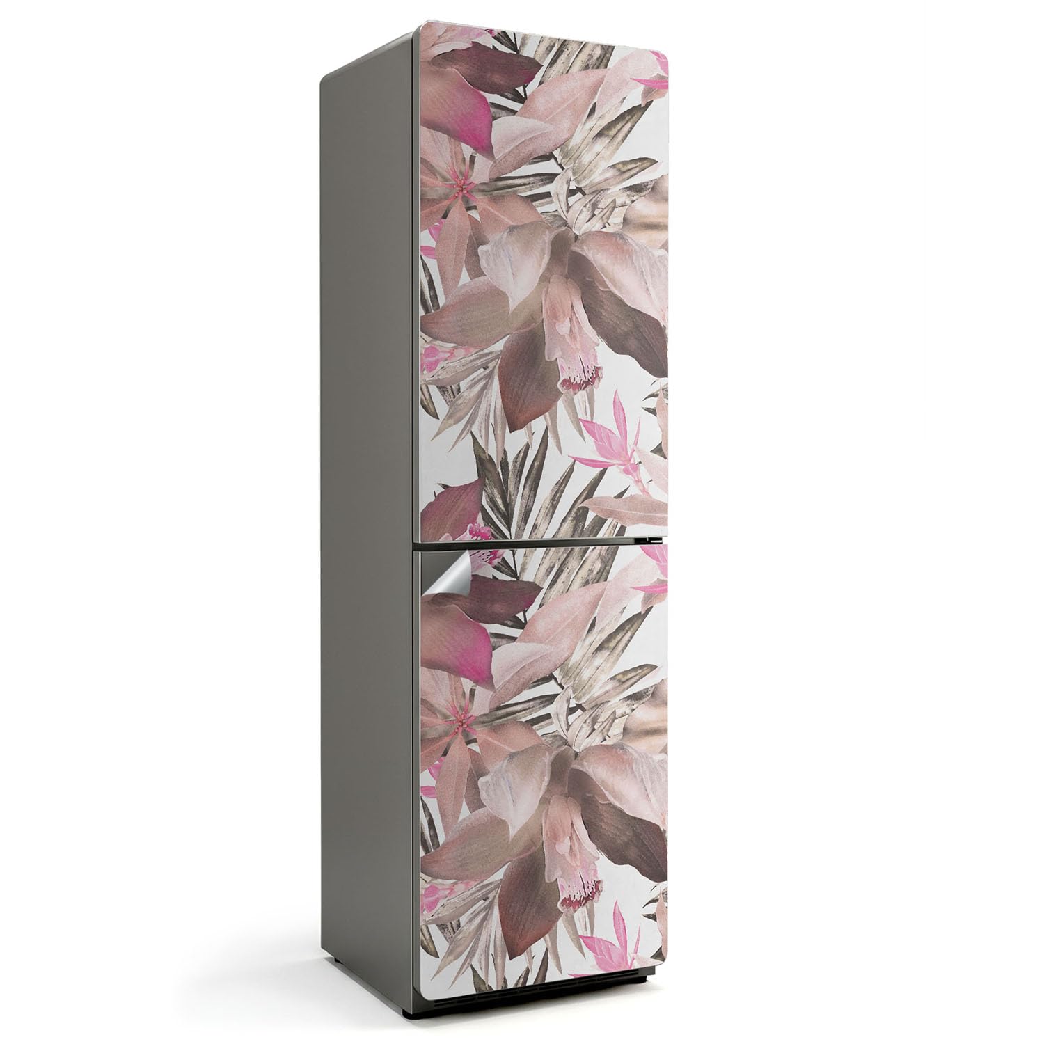 Autocollant frigo floral 60x205 cm adhésif décoration cuisine