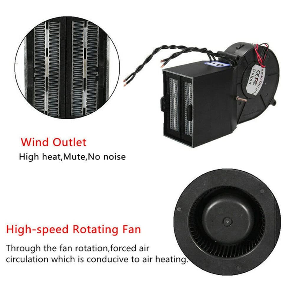 Kit De Calefacción Para Coche Más Opciones 150 W-350 W Desempañador De Parabrisas Desempañador Calentador Eléctrico Para Coche Portátil De Desempañado Rápido Con Enchufe Para Encendedor De Cigarrillos