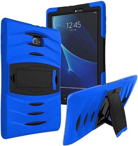 Miniatura 14 de KIQ Galaxy Tab E 9.6" SM-T560 Funda, a prueba de golpes, resistente, armadura militar, funda híbrida, protección contra caídas contra impactos