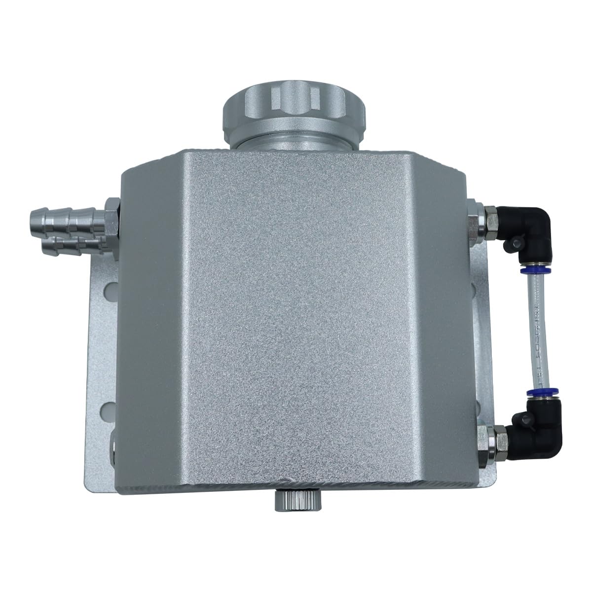 Récupérateur D'huile Moteur Universel En Alliage D'aluminium 1 L, Réservoir De Reniflard, Réservoir De Trop-plein De Liquide De Refroidissement, Poli