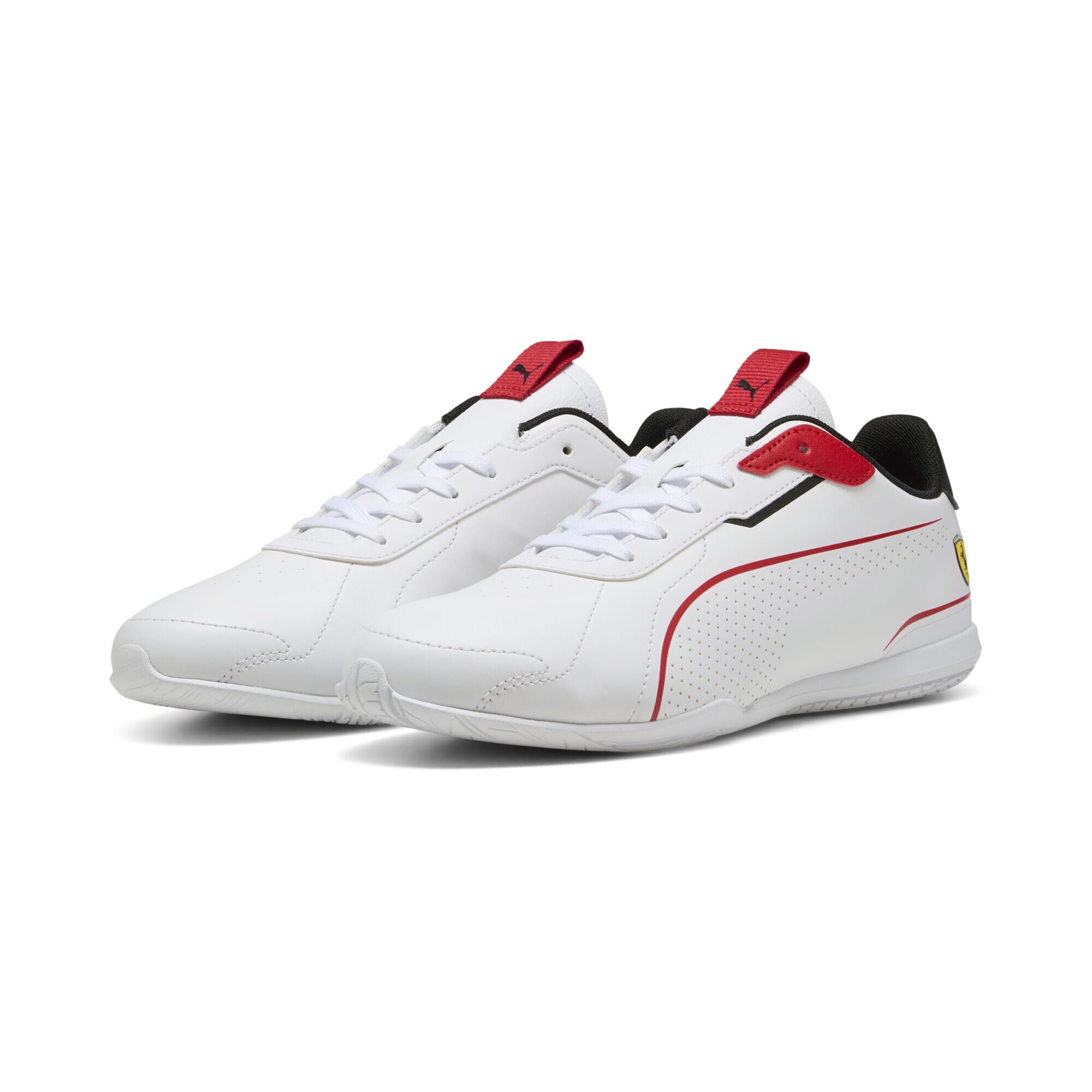 PUMA Erwachsene Scuderia Ferrari Neo Cat 3.0 Sneakers 44, White Black