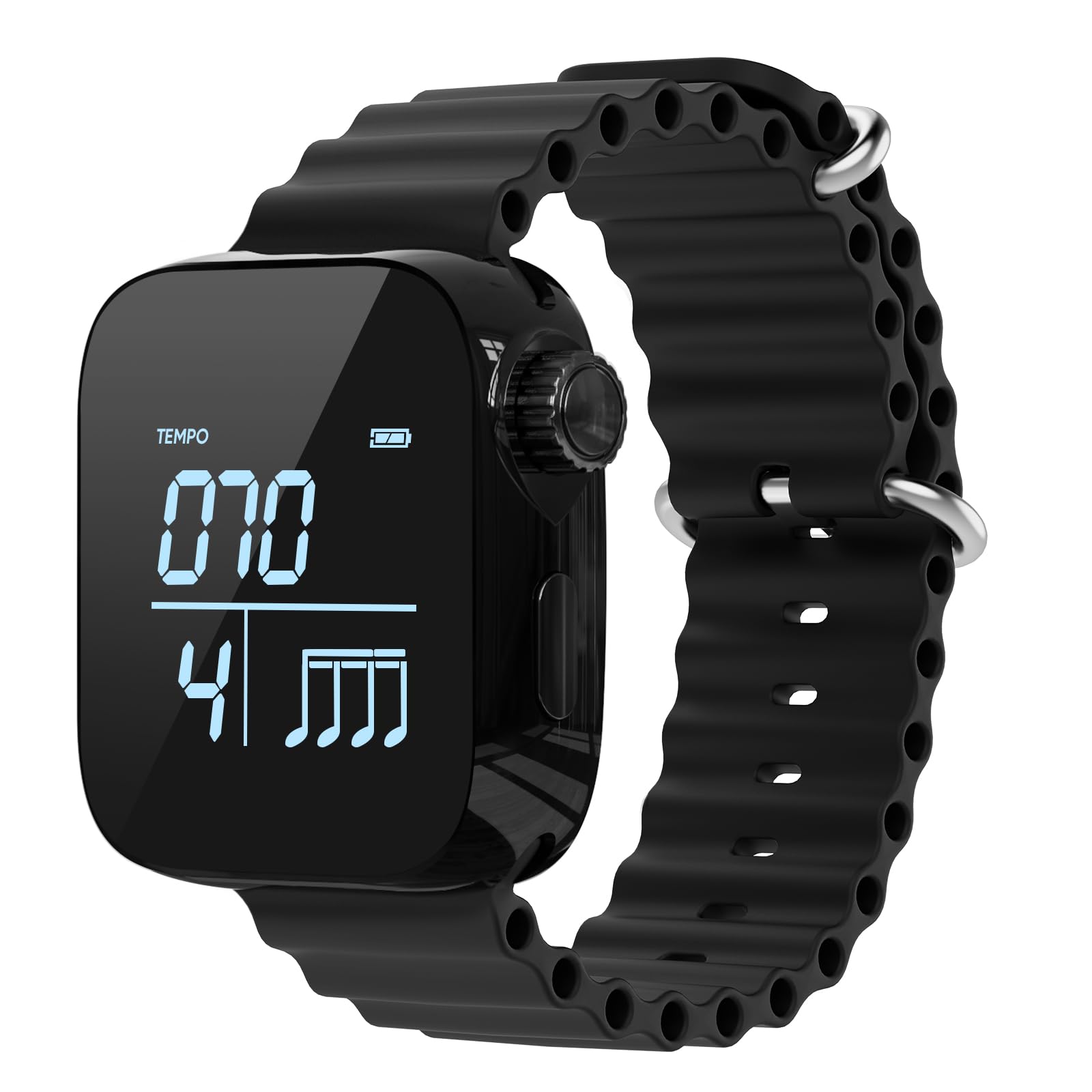 Amazon.com: Vibrating Metronome Watch, Wearable Metronome for Guitar,  Violin, Piano, Drum Practice, and Workout Tempo Trainer with Adjustable  Strap, App Support and Long Battery Life (Black) : Musical Instruments