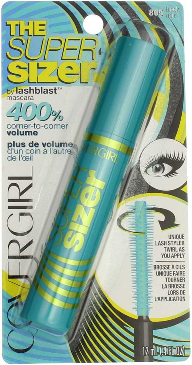 COVERGIRL Super Sizer by LashBlast Mascara Black 805, .4