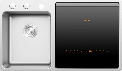 Miniatura 4 de FOTILE SD2F-P5 - Combo de lavavajillas y fregadero de cocina 3 en 1 con limpieza de 360, lavado de productos, bloqueo para niños, eficiencia