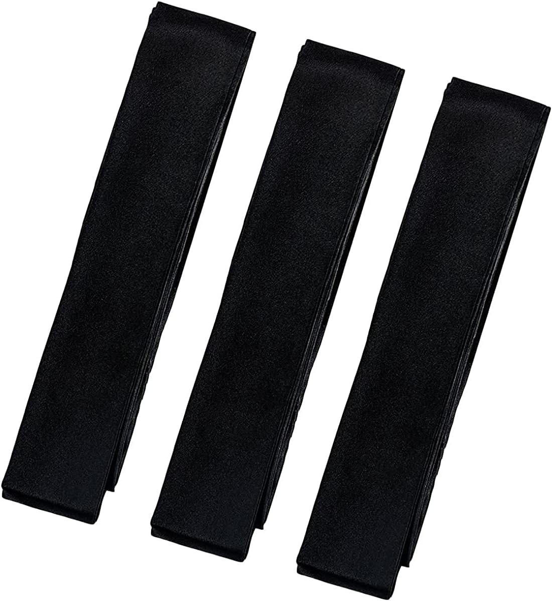 Japanese MEN'S Kimono Waist Belt KOSHIHIMO BLACK 3 SET NEW