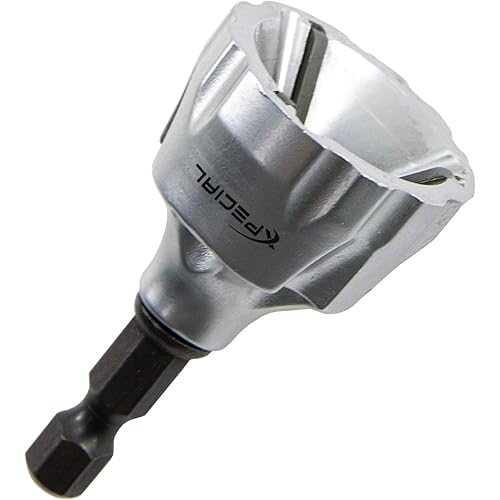 Deburring External Chamfer Tool, with Carbide Blade, Deburring Chamfering Drill Bit, Remove Burr Tools Quick Release Hex Shank. Improved Durability and Sharpness. Fits 1/8" to 3/4".
