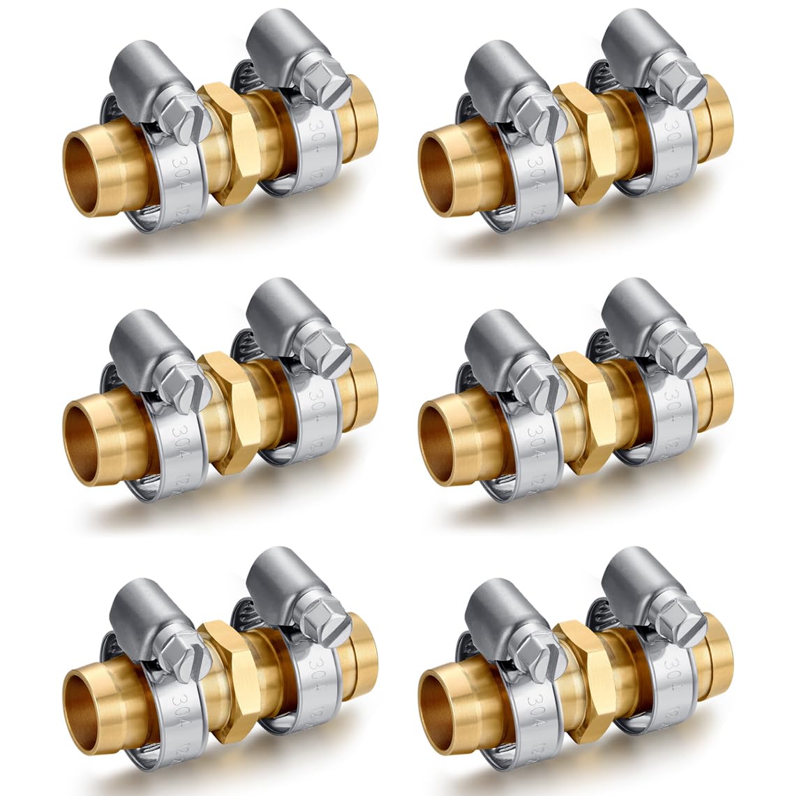 SIGURANTA Garden Hose Repair Connector 6-Set