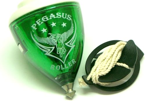 Trompos Space Sl parte superior Pegasus RollerRodamientos Tip SpinTop de centrifugado Verde