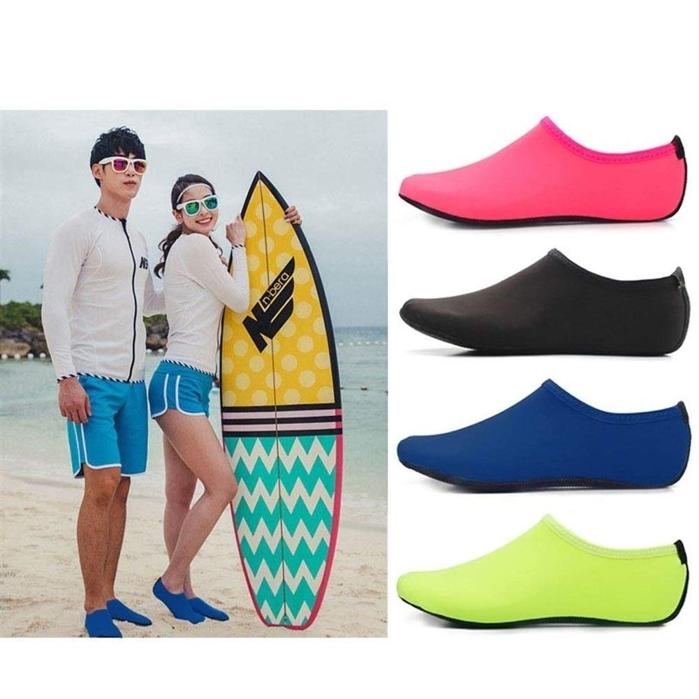 Zapatos de agua unisex, zapatos de natación, zapatos de verano, color sólido, zapatos de playa, calcetines de playa, zapatillas para hombres, botas de lluvia