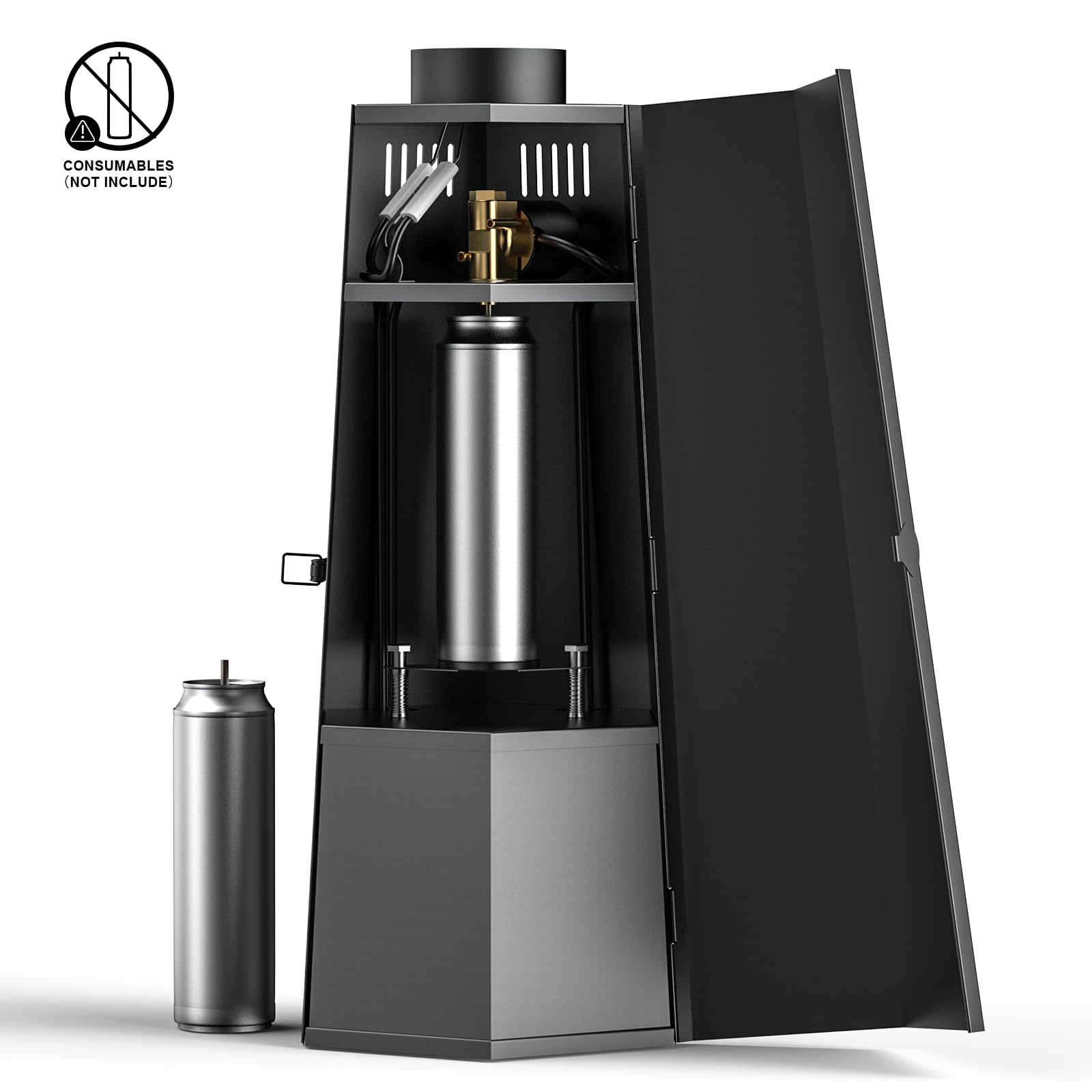 Lanciafiamme, 2 proiettori di fiamma da 150 W, con controller D-MX, Dj Jet Flame Machine per concerti, spettacoli, feste, Halloween, Natale, eventi sportivi