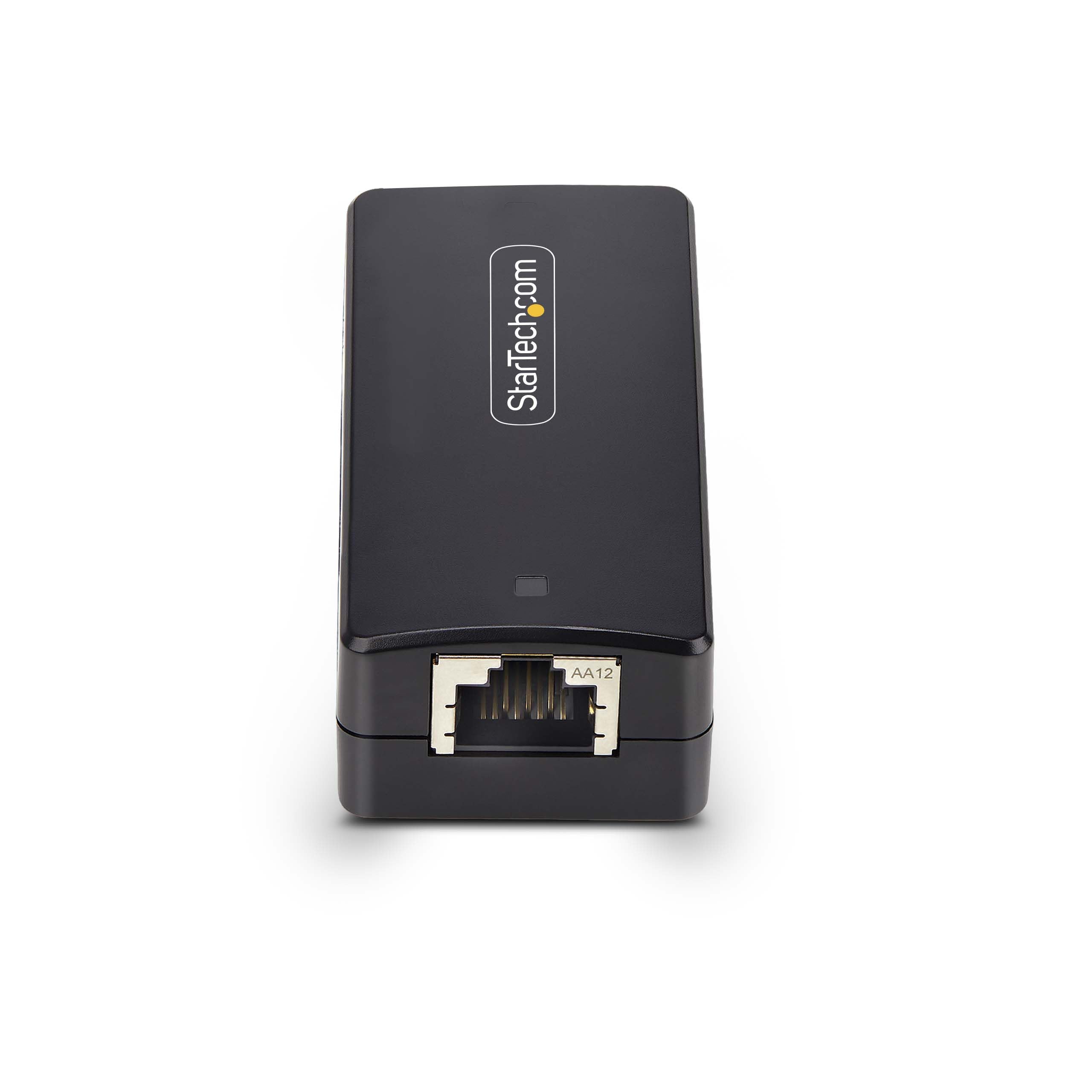 StarTech Aislador de Red 1 Puerto RJ45 4kV IP40 (1G-Network-Isolator) | Aislamiento galvánico 4kV entre conexiones Ethernet, Evita bucles de tierra, Plug-and-play