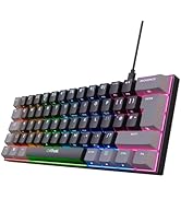Trust Gaming GXT 867 Acira 60% Механічна клавіатура UK Layout, RGB-підсвічування, Двофункціональна клавіша...