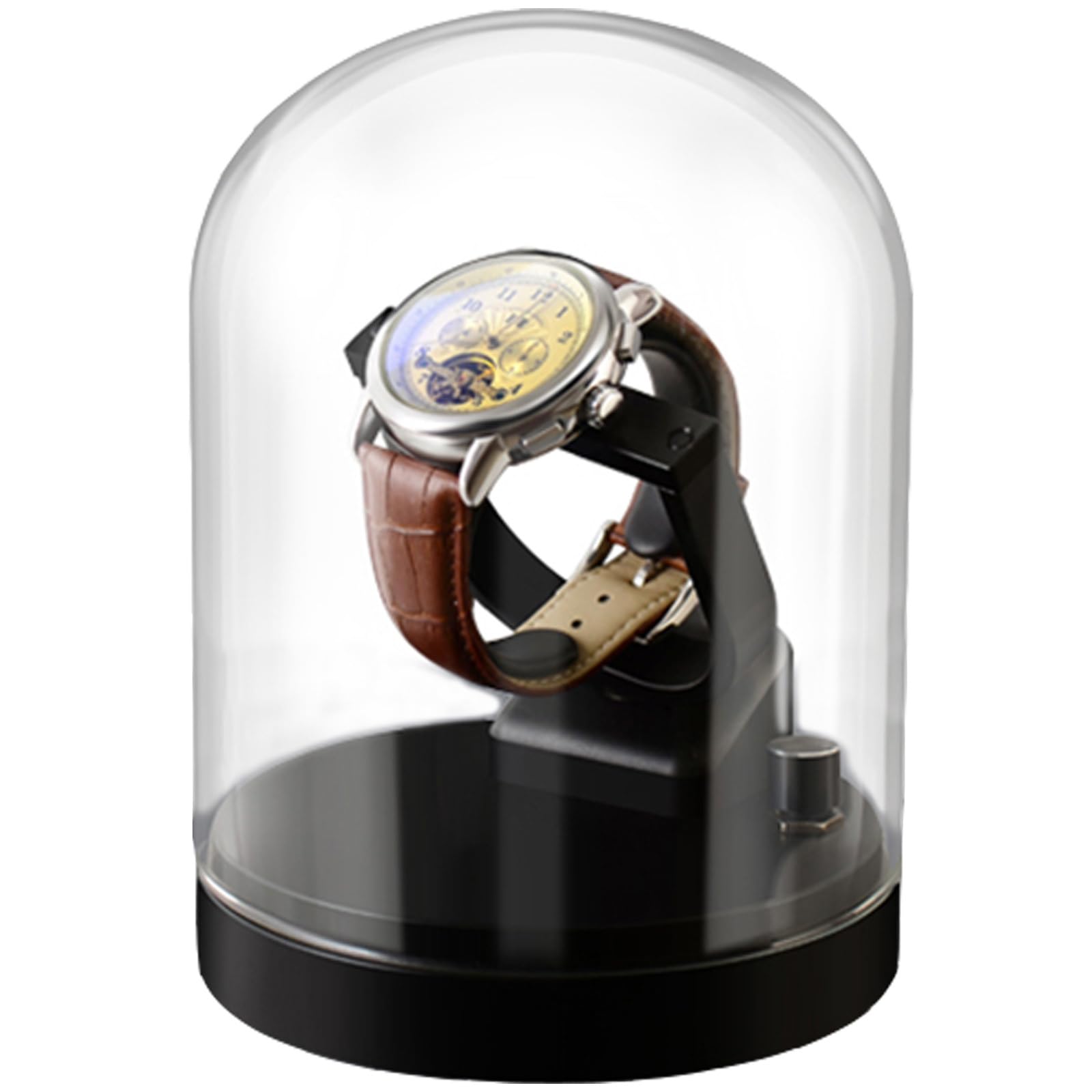 findtime Automatik Uhrenbeweger 1 Uhr Leise Uhrenbeweger für Automatikuhren Uhrendreher Akku Watch Winder Uhrenbox Uhrenbeweger Aufladbar Automatische Uhrenbeweger Box