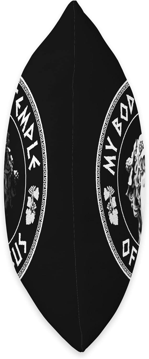 My Body Is A Temple Of Dionysus - Greek God Throw Pillow