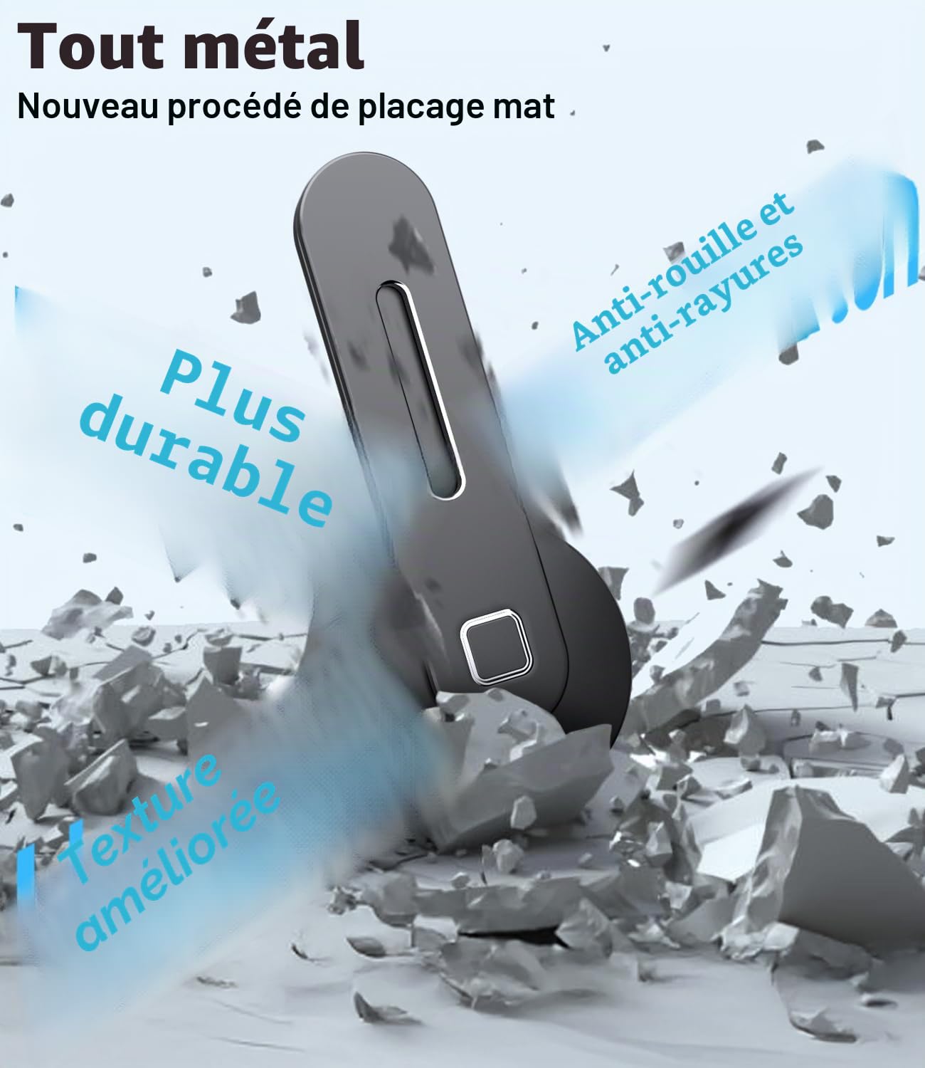 CloudValley Support Magnétique pour Ordinateur Portable, Support Latéral Réglable pour écran de Téléphone pour iPhone 14 Pro Max/iPhone 13/ iPhone 12/16, d'extension Pliable pour Ordinateur, Noir