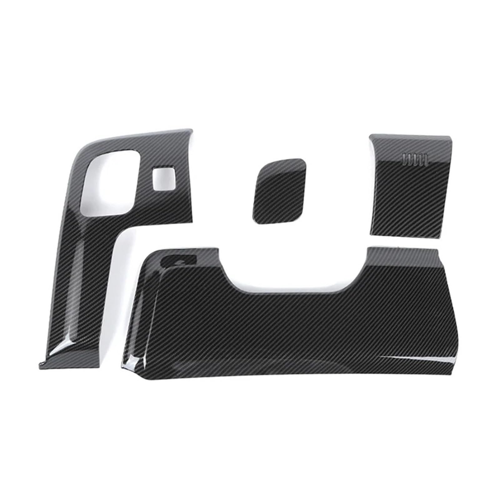 Vnhlotvjl Carbon Fiber Pattern Carbon Fiber Under Decoration Cover Trim Stickers Compatible For Mustang 2015-2021 Interior Accessories