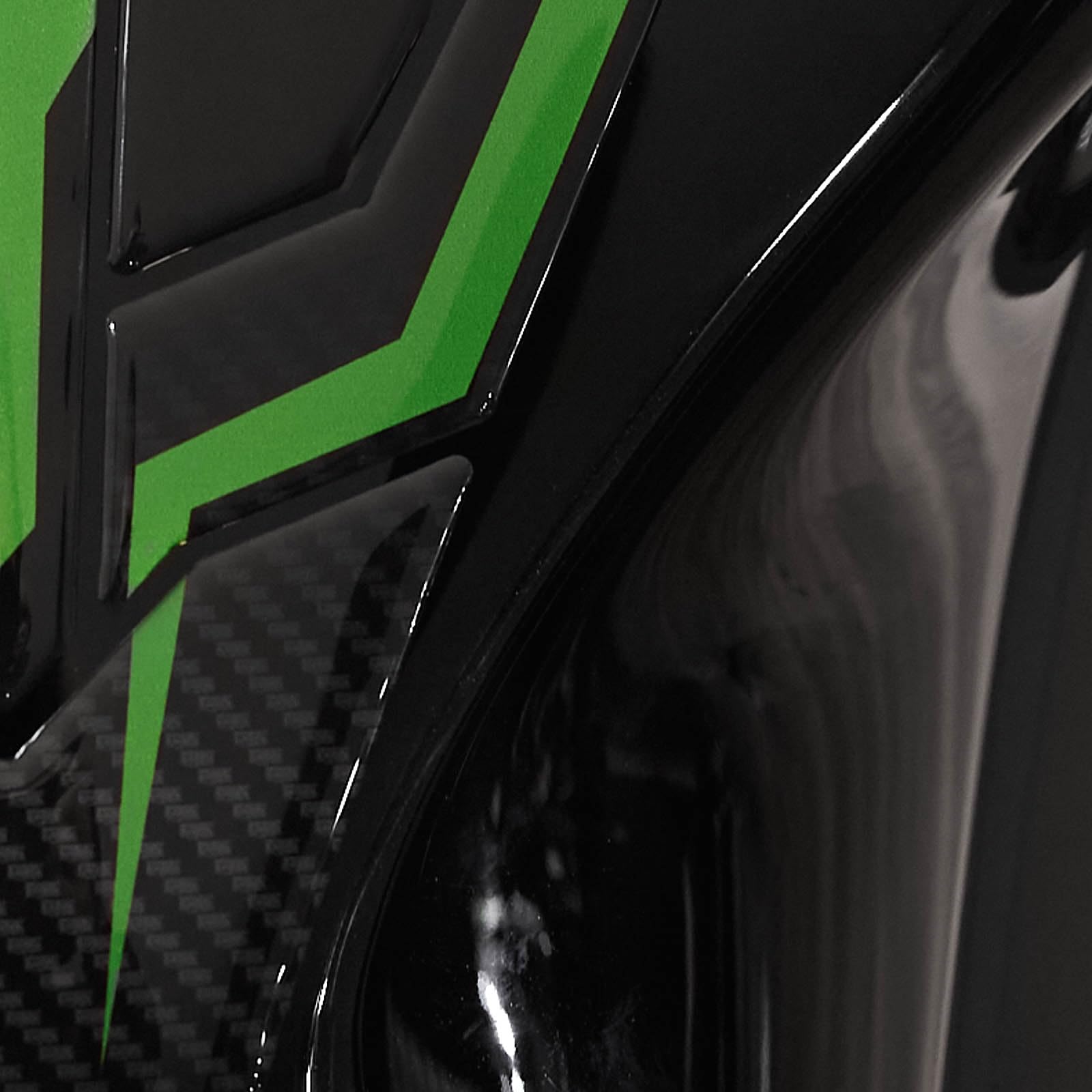 Resin Bike naklejki moto kompatybilne z Kawasaki Ninja 1000 SX 2024. Ochrona zbiornika paliwa przed uderzeniami i zarysowaniami. Naklejki żywiczne z efektem 3D, wykonane we Włoszech