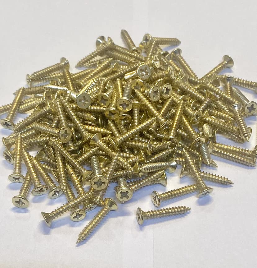 "BRASK" STEEL SELF TAPPING SCREWS CSK PHILIP HEAD 19 MM X 4 MM (3/4 INCH) GOLDEN COLOUR (PACK OF 100 PCS) (B0BRTD1YN5) Amazon Price History, Amazon Price Tracker