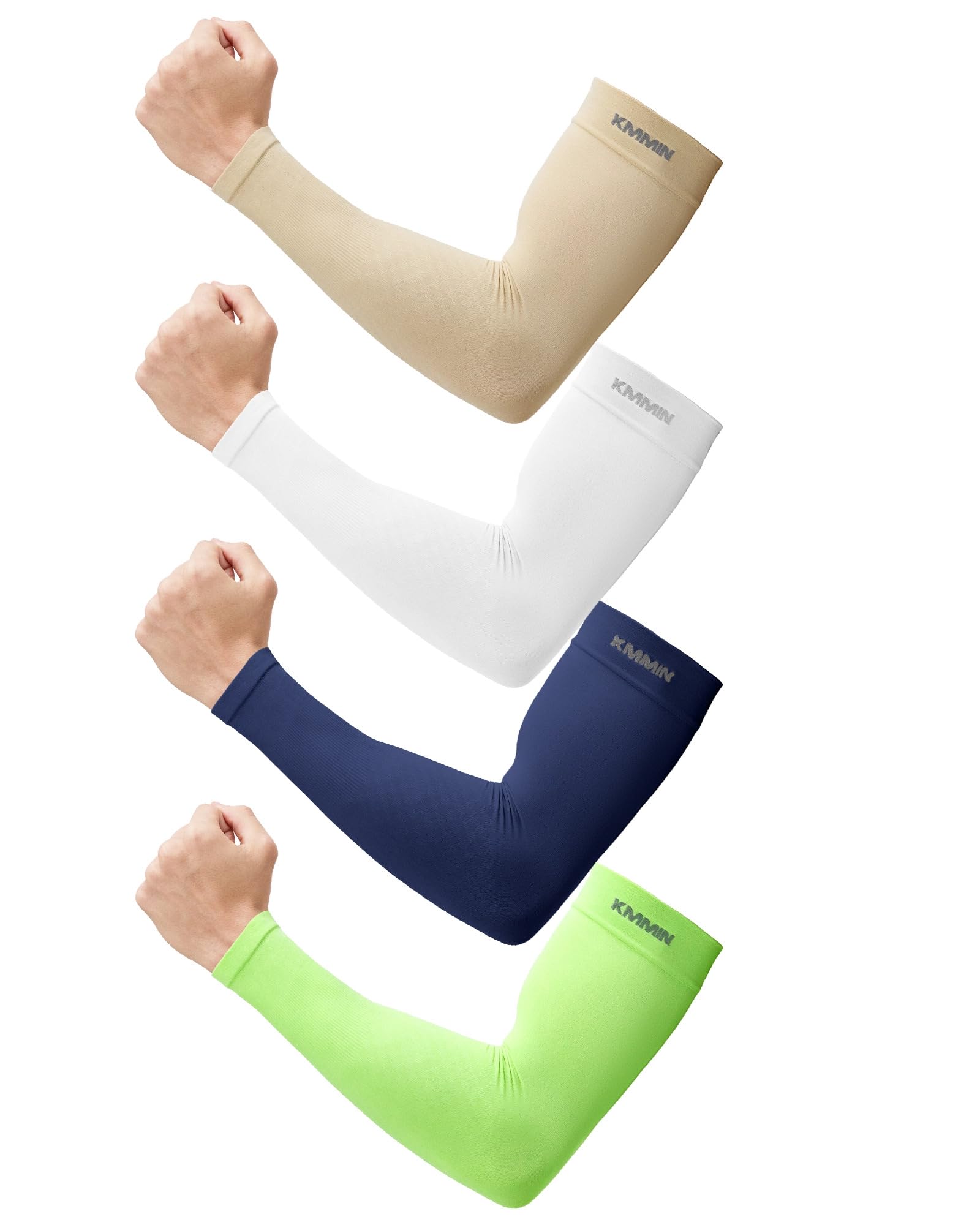 KMMIN Arm Sleeves UV Protection for Driving Cycling Golf Basketball