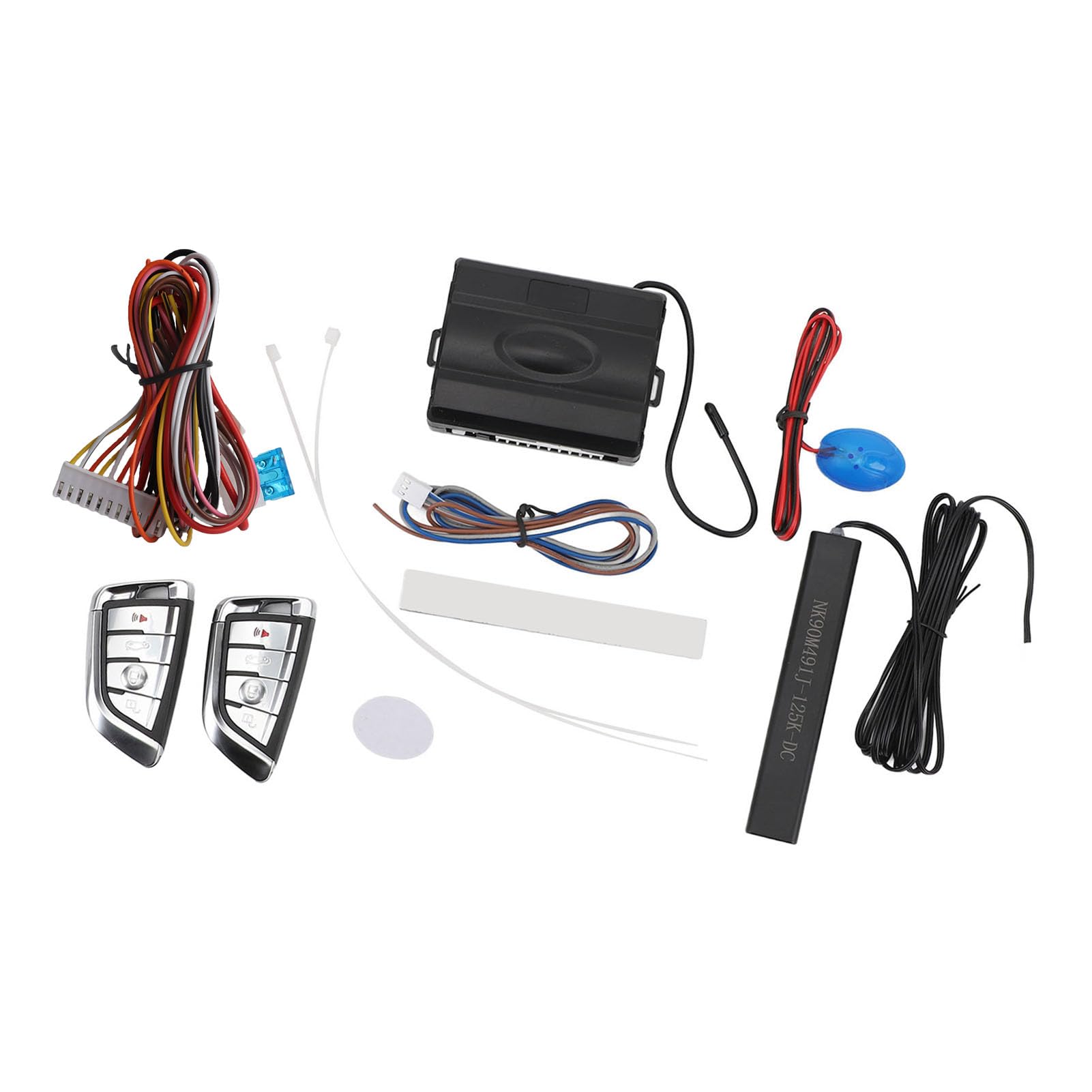 CHICIRIS di Accesso Senza Chiave PKE 12V DC, Antifurto Auto ABS con Allarme