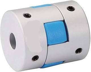 SUOFEILAIMU-PHONE CASE Metal Coupler Jaw D20 L30 Shaped Setscrew Series Flexible Coupling Shaft Coupler for Servomotor (Inner Diameter : 8x10)