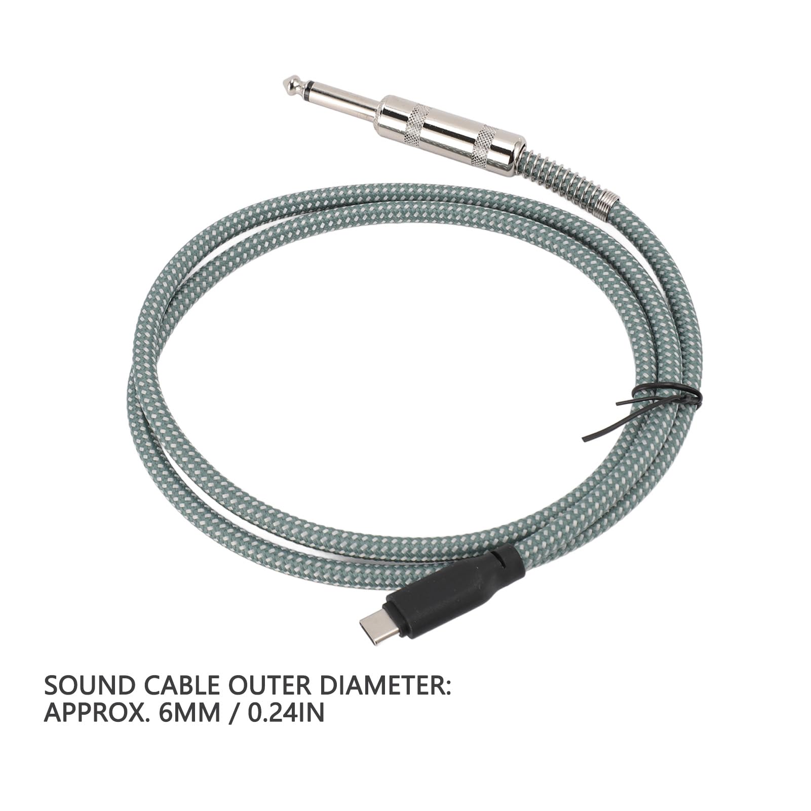 Cavo Stereo da USB C a 6,35mm TRS 1M, Adattatore Audio da Tipo C a 1/4 Cavo Ster