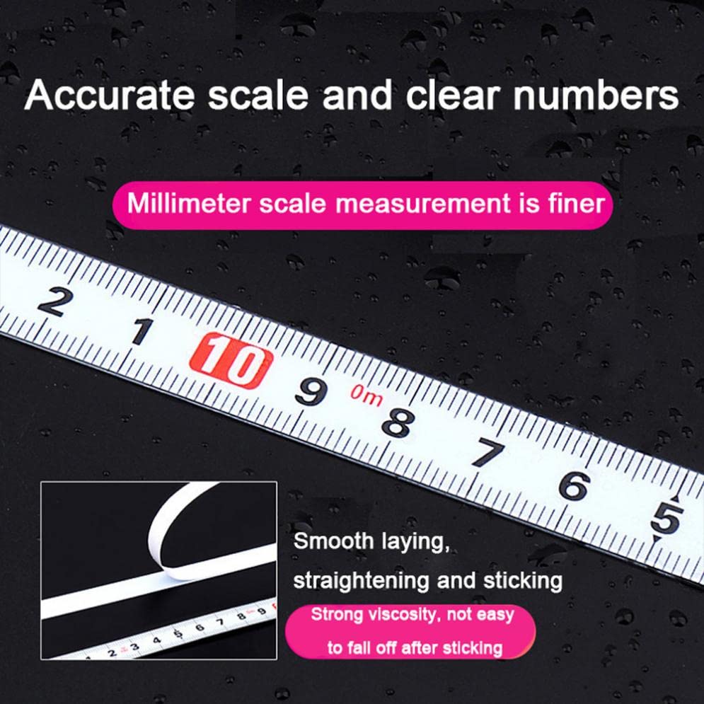 Cinta métrica autoadhesiva 5m acero inoxidable miniatura 6