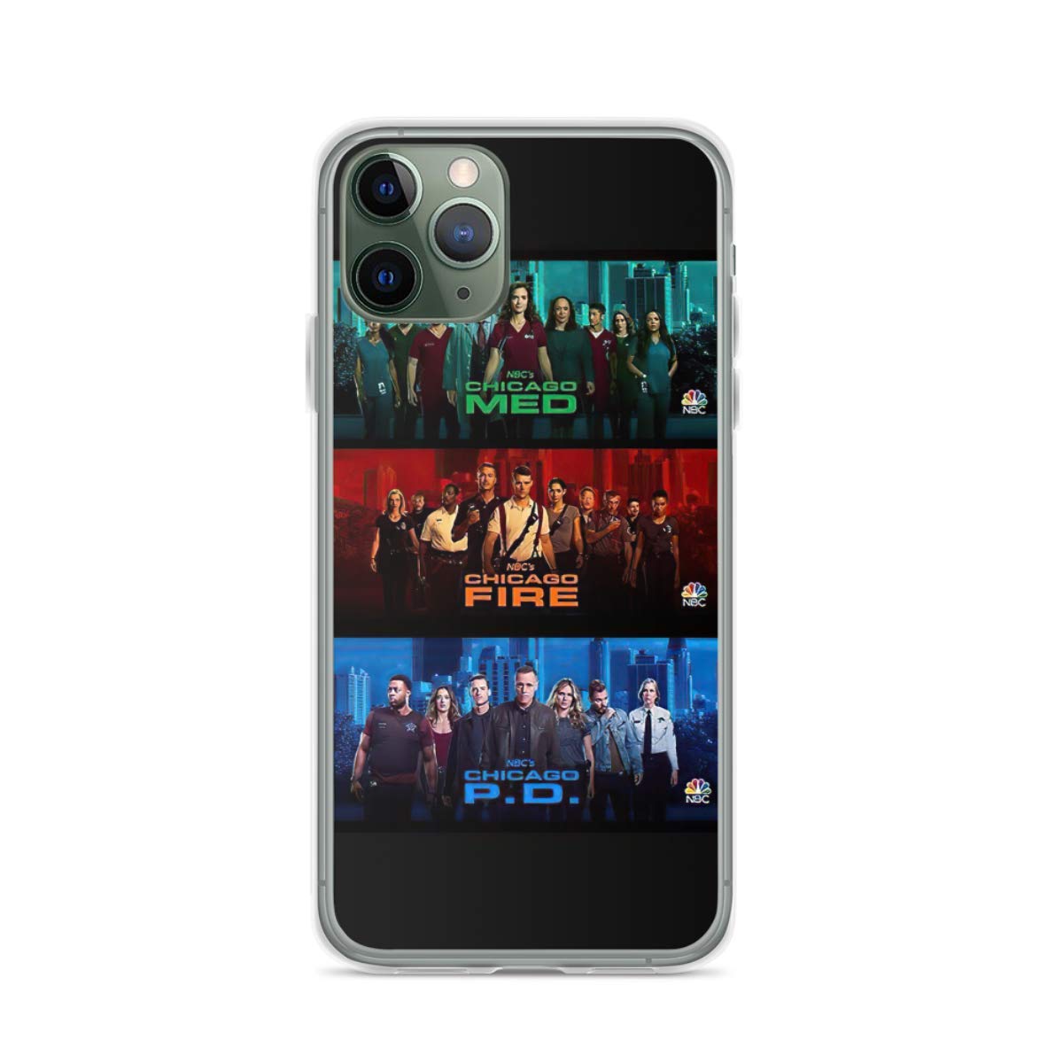 Phone Case Chicago TPU Pd Fire Med Compatible with iPhone 11 12 13 14 15 16 17 Pro Max Mini XR SE 2022 7 8 X Xs Plus For Samsung S22 S23 S24 S25 Ultra Clear