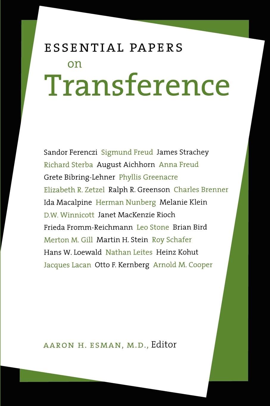 Essential Papers on Transference: 15 : Esman, Aaron H.: Amazon.sg: Books