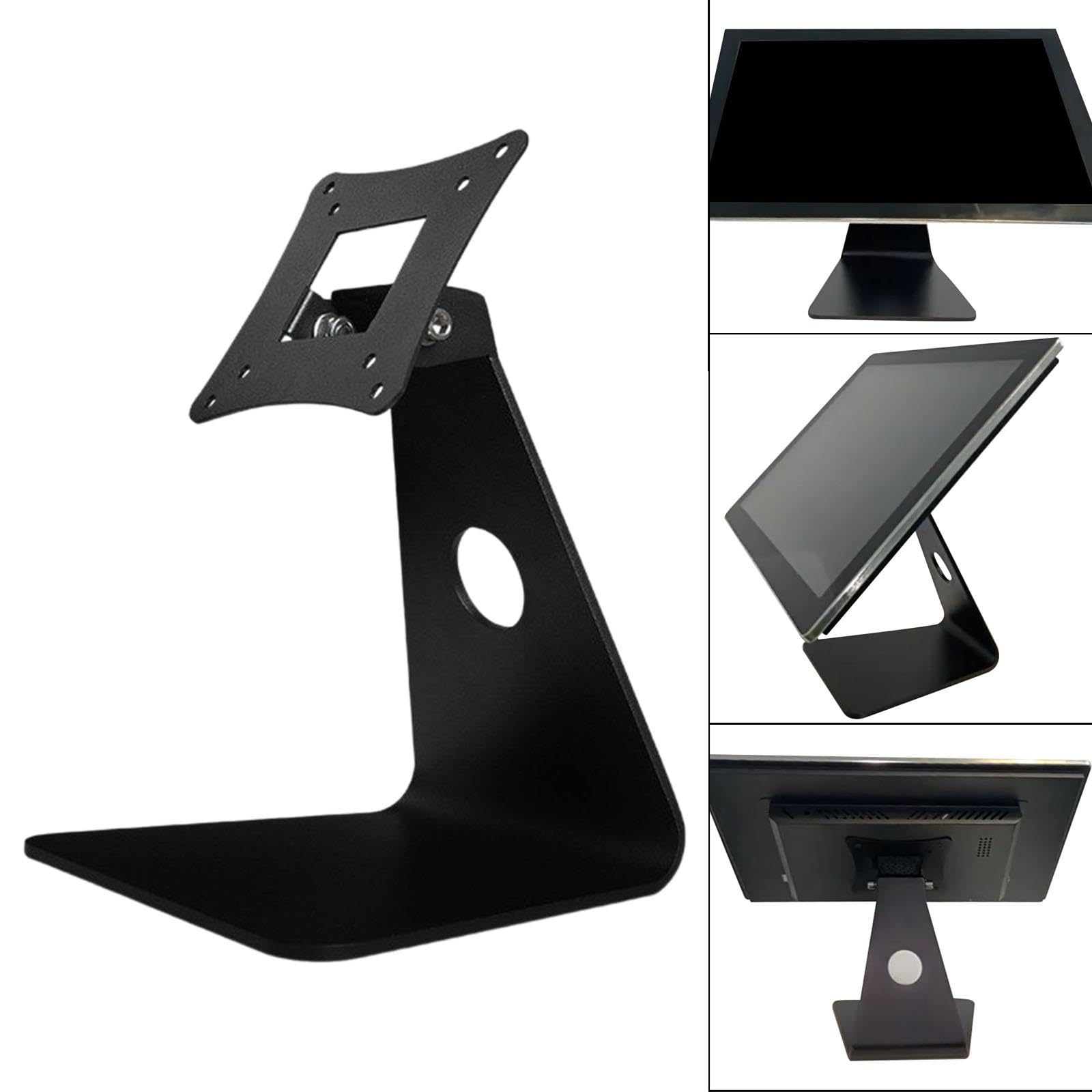 predolo Soporte de Acero Resistente para, Fácil Instalación, para de Computadora, Soporte para, para Uso en Confere, Negro