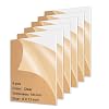MIKING 6 Pack Clear Cast Acrylic Sheet, 12x8 Inch Plexiglass Sheets for Laser Engraving & Cutting, 18 Inch 3 mm Thick Transparent Plexi Glass Boards for DIY Projects Crafting Display Case Sign