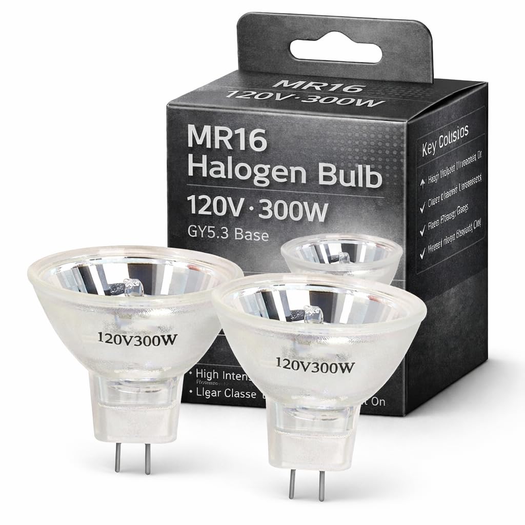 ELH Projector Bulbs 2 Pack, 120V 300W MR16 GY5.3 Overhead Projectors Lamp