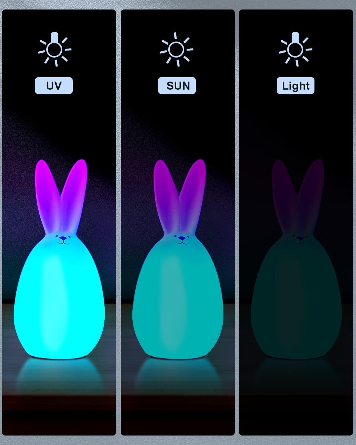 3D Printer Filament PLA Glow in The Dark 1.75mm 3-D Printing Materials 3 Colors Bundle Print Filiment 1.75 mm Green Blue Purple Fillament Accuracy ±0.05mm Spool Vacuum Packaging 250G X 3