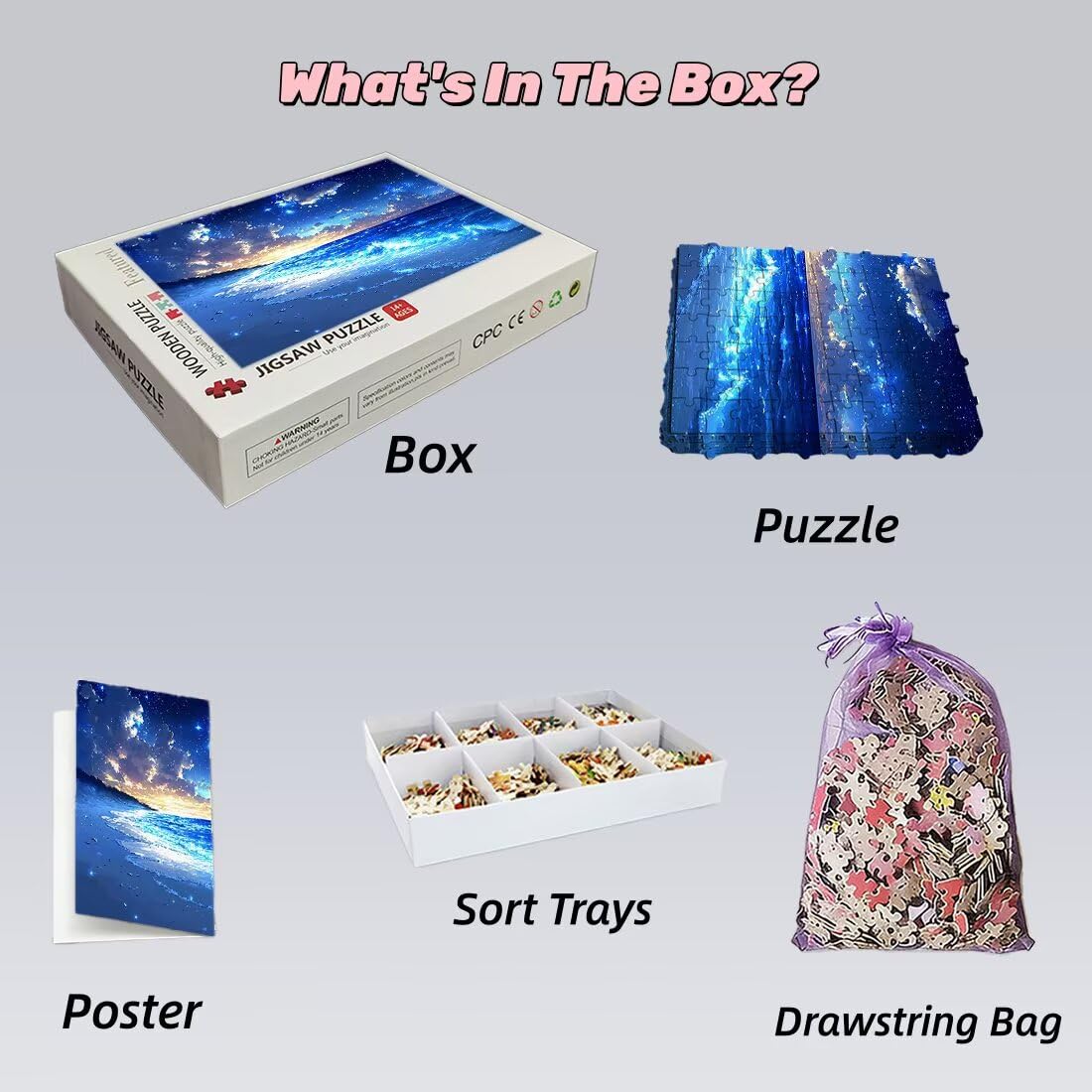 Puzzle dla dorosłych 5000, wymarzone puzzle 5000 elementów dla dorosłych, niemożliwe drewniane układanki krajobrazowe dla całości, klasyczna wymagająca gra logiczna do dekompresji, dekoracja pokoju