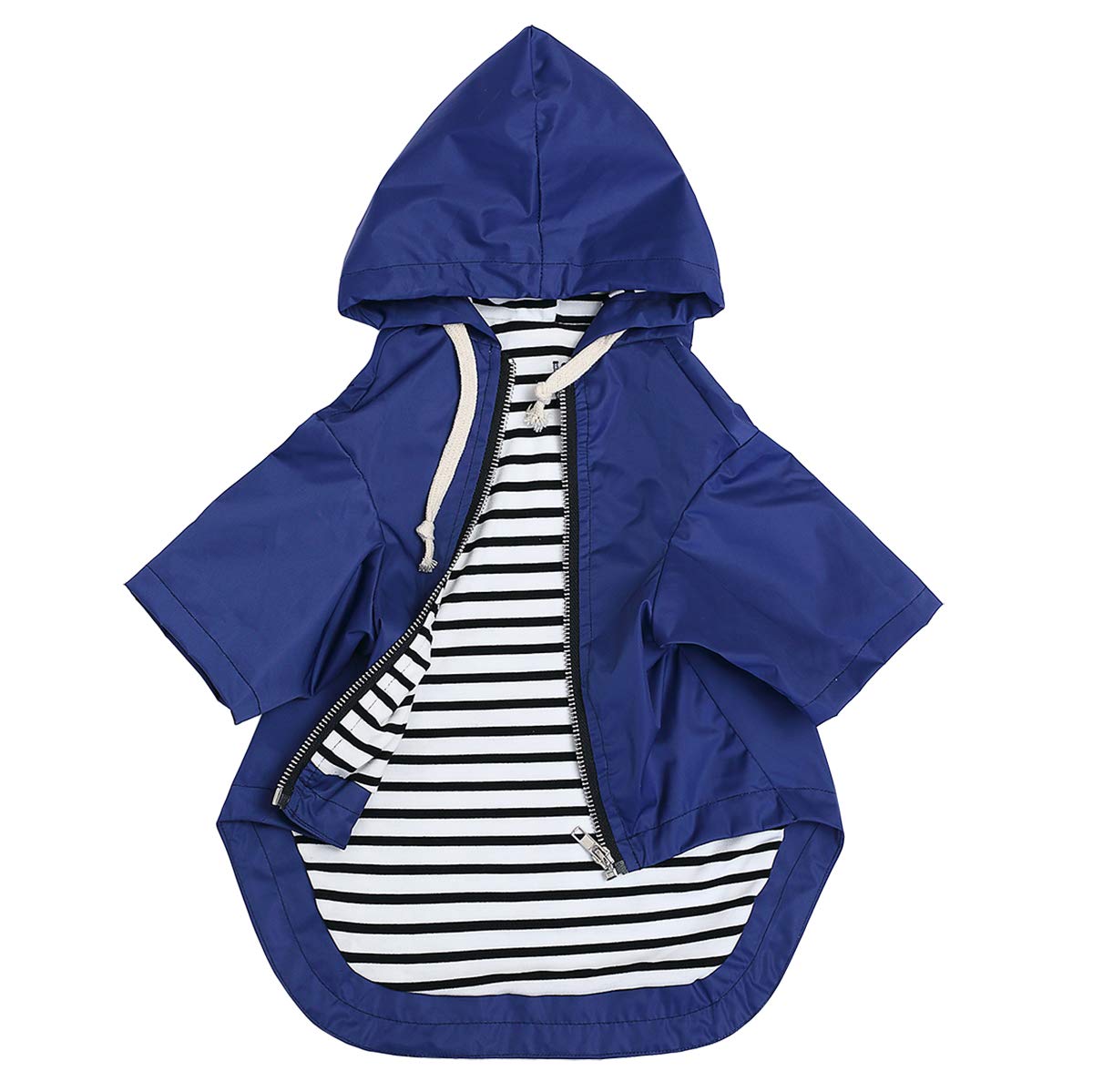 Pethiy dog raincoats waterproof Stylish Premium Dog Wear Zip Up Pockets